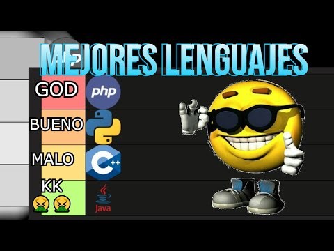 Tier List de mejores Lenguajes de Programación en 2025