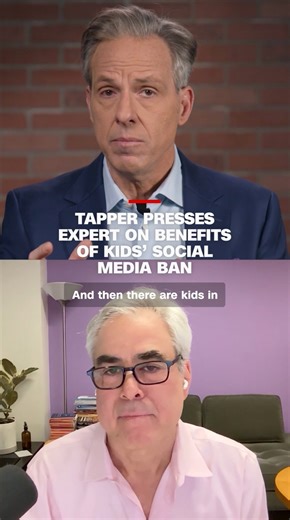 CNN's Jake Tapper discusses Australia's social media ban for kids under 16 with author and psychologist Jonathan Haidt. Stream the full conversation on the CNN app. | CNN