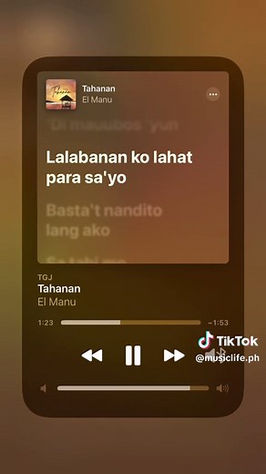 Tahanan: El Manu's Heartfelt OPM Song