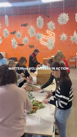 MATTER on Instagram: "We’re incredibly grateful for the volunteers who show up, jump in, and make the work possible. 📦 Whether it’s a corporate team, a group of friends, or individuals giving their time, every MATTERbox packing event—at the warehouse, in an office, or beyond—turns collective effort into real community impact. Thank you to everyone who has volunteered with us this year so far, we've really hit the ground running! You MATTER, and the difference you make reaches far beyond these w