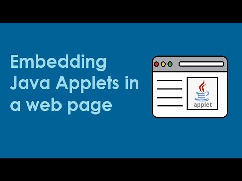 embedding applet in html