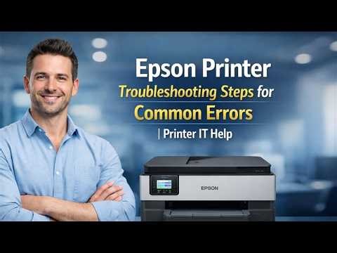 Epson Printer Error Fix | Easy Troubleshooting Steps (Beginner Guide)