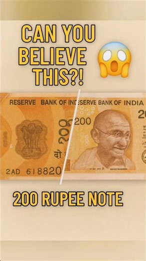 💰 Do You Remember the First ₹200 Note? #shorts #money #india #indiancurrency #currency #viral