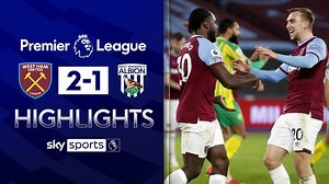 West Ham 2-1 West Brom: Michail Antonio scores second winning goal in four days to move Hammers seventh