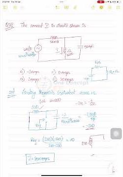 Question#20 Solved using thevenins theorem concept☝️📘.