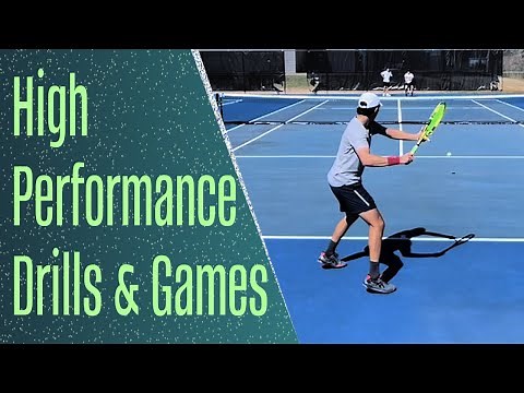 High Performance Tennis Training - Division 1 College Drills