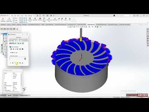 #solidcam #hybrid Roughing machining