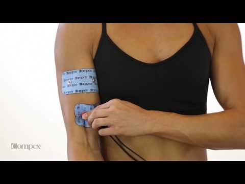 Bicep Muscles Electrode Placement for Compex Muscle Stimulators