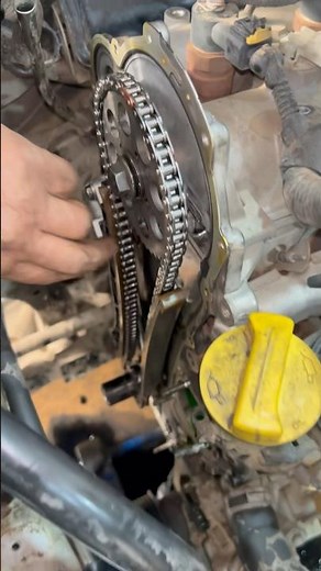 Timing chain replacement 👨‍🔧 #automobile #mechanic #mechanical #howto #marutisuzuki