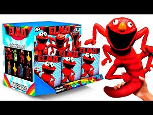 The LARGEST Elongated ELMO MYSTERY BOX! NEW ELMO EXE, EVIL Sesame STREET Minifigures