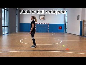 Skaczemy! Ćwiczenia poprawiające skoczność. Skok w dal z miejsca.