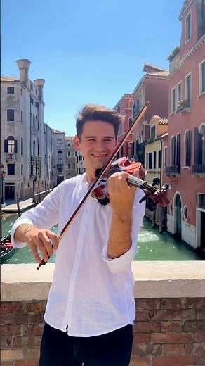 Bella Ciao on Violin in Venice 🇮🇹 | Sunny Italian Folk Vibes!