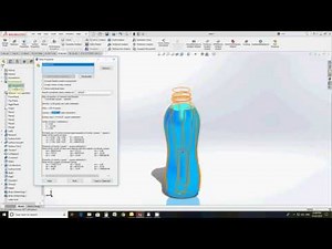 How to measure Internal volume of any part in solidworks (capacity of bottle)