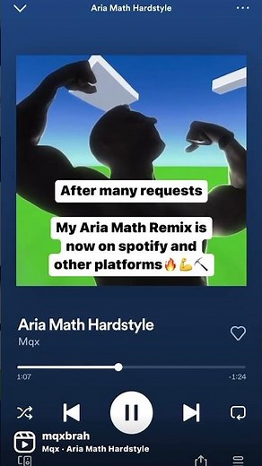 SPOTIFY: Mqx - Aria Math Hardstyle - https://open.spotify.com/track/5HW67VMlRhL0OxKxS2RplT