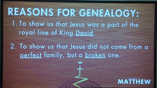 The Book of Matthew Scripture Reference: Matthew 1:1-17 Preaching: Brad Beckwith, Lead Pastor For notes and references visit us http://underthesteeple.com/ | First Baptist Church, Cleveland, MS