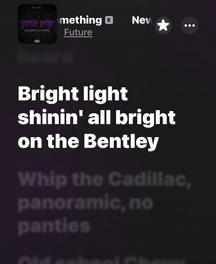 Future Lyrics: Full Apple Music Lyrics Guide