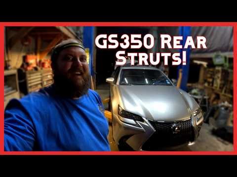 2017 Lexus GS350 AWD Rear Strut Replacement | Step-by-Step Suspension Repair