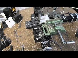 Sherline 5400 CNC cutting aluminum