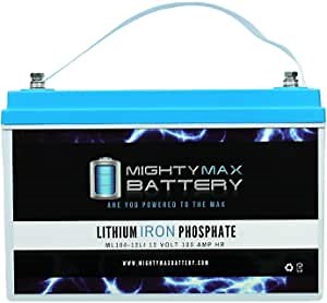 Mighty Max Battery 12V 100AH Lithium Battery Replaces Goal ZeroYeti 1250 Solar Generator