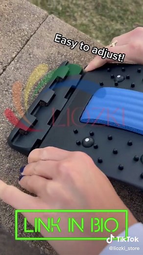 Back Stretcher, Adjustable Multi-Level Spine Deck,Arched Waist Back Stretching Device, Lower and Upper Lumber Massager Pain Relief for Men Women