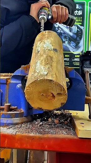 World’s Longest Drill Bit vs Solid Wood – Can It Go All the Way Through?