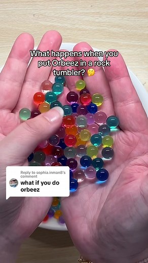 Rock Tumbler Kit for Fun Hobby: Orbeez Tumbling Rocks!