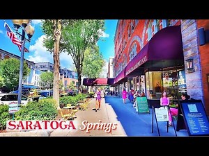 Saratoga Springs Walking Tour 4K Travel Vlog