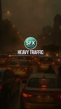 HEAVY TRAFFIC I No Copyright | Sound Effect | #sfx #StreetSound #VehicleSounds #HeavyTraffic #sfx