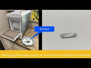 GEVI household nugget ice maker repair