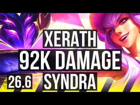 XERATH & Nami vs SYNDRA & Fiddlesticks (ADC) | 92K damage, 7k gold comeback | EUW Master | 26.6