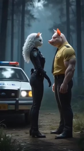 aivlog44 on Instagram: "“When a Cat Cop Faces a Pig Officer 😼🐷 | AI Cinematic Scene” .. .. .. .. .. .. #AIVideo #AIStory #AICinematic #AIShortFilm #ViralAI CatCop PigOfficer AIAnimation AIFantasy CinematicAI ViralShorts TrendingNow AIReels AIArt"