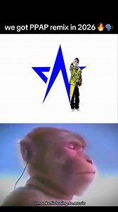 PPAP 2026 remix 🗣️🗣️ #music #explore #trending #memes #monkememe | Monkelisteningtomusic