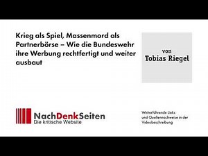 Krieg als Spiel, Massenmord als Partnerbörse – Wie die Bundeswehr ihre Werbung rechtfertigt