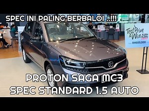 PROTON SAGA MC3 SPEC STANDARD 1.5 AUTO SPACE GREY PURPLE