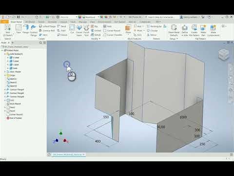 Autodesk Inventor - Sheet Metal - Multi Body