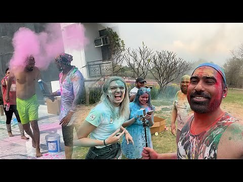 How Desi Boys Play Holi With Foreigners -2023