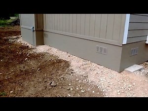 Manufactured Home Skirting Installation Completed