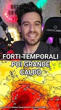 DUE GIORNI DI FORTI TEMPORALI, poi GRAN CALDO ⛈️🔥 10-11 Luglio #meteo #temporali #maltempo #grandine