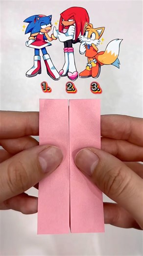 Guess Sonic Dressed Up in Amy's Clothe?🤣 #sonicthehedgehog #sonic #guess #tails #shortvideo