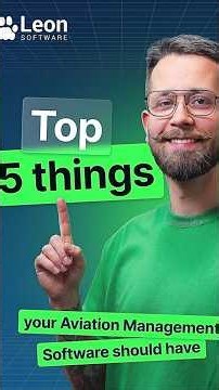 Top 5 things aviation management software should have #aviation