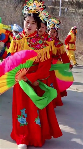 Traditional Chinese Folk Performance in Northwest China.#china #chinatravel #chinahistory