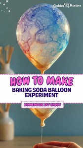 😍 How To Make Baking Soda Balloon Experiment. Try this fun Baking Soda Balloon Experiment! A great way to enjoy time with family this weekend! #BalloonExperiment #KidsScienceFun #DIYExperiment #STEMforkids #EasyScience ❤️ Full Recipe in C.O.M.M.E.N.T Enjoy ❤️ | Golden Era Recipes