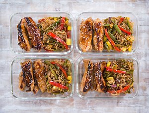 1.6M views · 105 reactions | Shirataki noodle stir fry wth lots of vegies and served with marinated chicken strips for healthy keto meal prep. FULL RECIPE: https://www.flavcity.com/stir-fry-meal-prep/ | BobbyParrish | Facebook