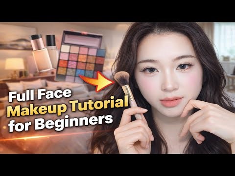 Full Face Makeup Tutorial for Beginners (No Experience Needed!)