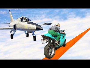 MOTORLA UÇAKDAN KAÇMAK (GTA 5 Online Komik Anlar)