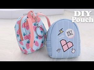 DIY Mini Backpack Coin Purse | Cute Zipper Pouch Sewing Pattern & Tutorial [sewingserenity]