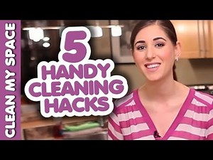 5 Quick & Handy Cleaning Hacks! Easy Ideas How To Clean That Save Time & Money (Clean My Space)