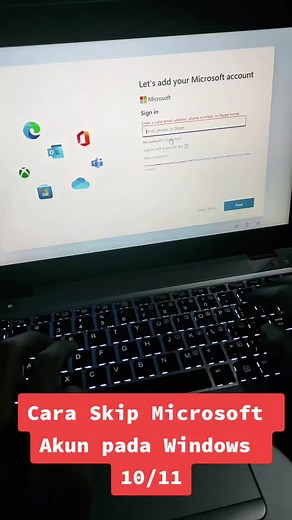 Cara skip login akun microsoft di windows 10/11 #windows10 #windows11 #laptop #trikwindows