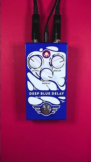 Handwired Deep Blue Delay tape-like sounds #delaypedal #guitarpedals