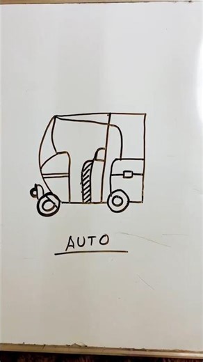 A for Auto Drawing Step by Step Sketch for Kids 2026 #shortsfeed #youtubeshorts #trending #shorts